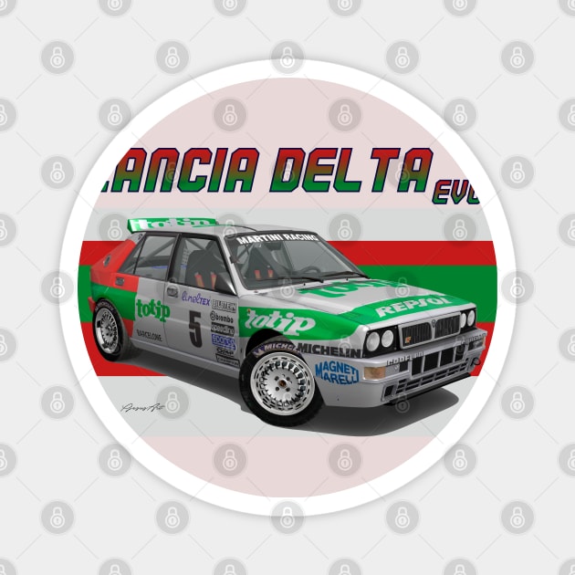 Lancia Delta EVO GrpA Magnet by PjesusArt